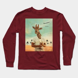 Giraffe gentleman -  Artwork Long Sleeve T-Shirt